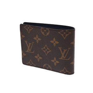 Louis Vuitton Brown Multiple Billfold Blue Portefeuille Wallet